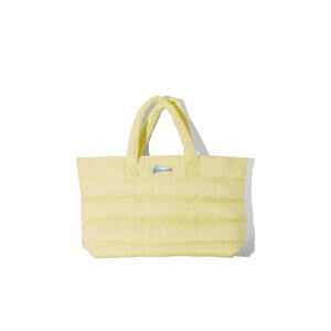 Mane puffy tote bag Yellow New